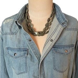 Jade Gemstone beaded Necklace